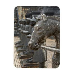 Íman Ásia, Vietnã. Figuras e estátuas de cavalos
