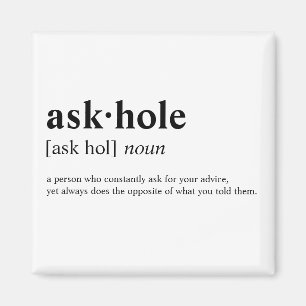 Íman Askhole - significado do dicionário