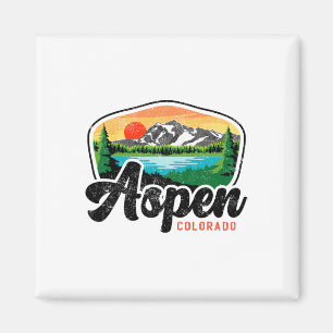 Íman Aspen Colorado Co Esqui na Montanha Vintage 80s As