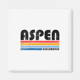 Íman Aspen Colorado Co Mountain Skiage Vintage Aspen Sk