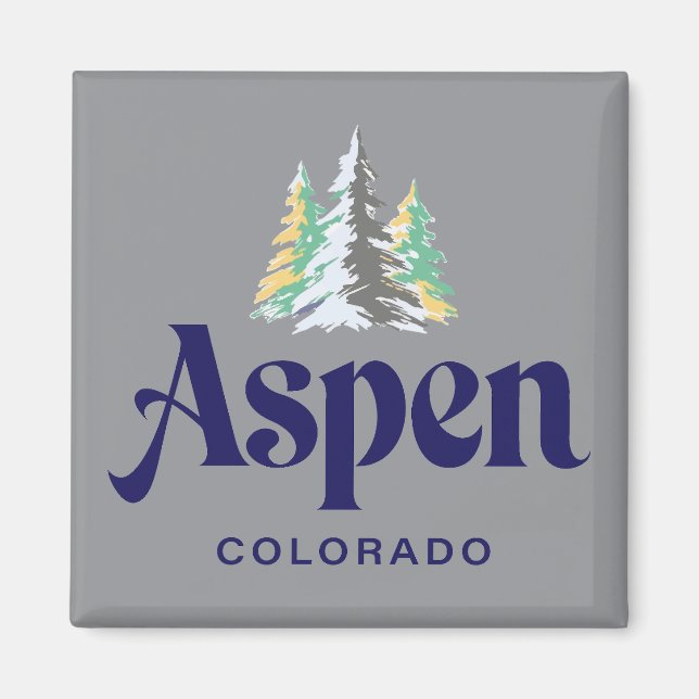 Íman Aspen Colorado Estados Unidos (Frente)