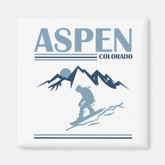 Íman Aspen Colorado - estância de esqui (Frente)