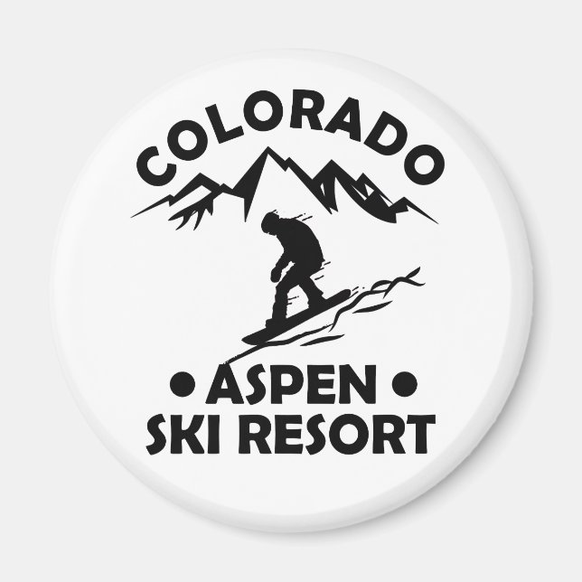 Íman Aspen Colorado - estância de esqui (Frente)