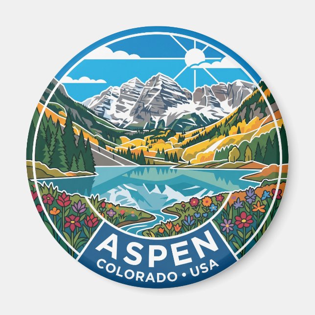 Íman Aspen Colorado EUA (Frente)