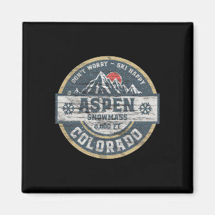 Íman Aspen Colorado Montanhas Rochosas Camiseta Hiking