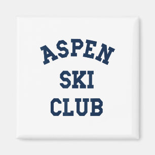 Íman Aspen Ski Club Colorado Ski Mountain Viagem Skier