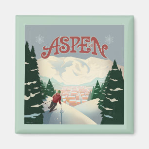 Íman Aspen Skier   Colorado