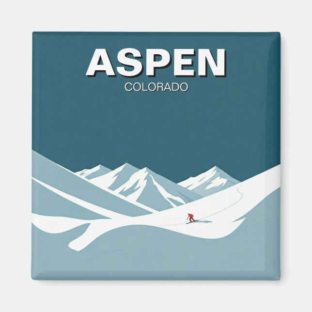 Íman Aspen Skiing (Frente)