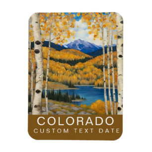 Íman Aspirantes Personalizados do Colorado Montanhas Ou