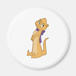 Íman Assento da menina da lontra