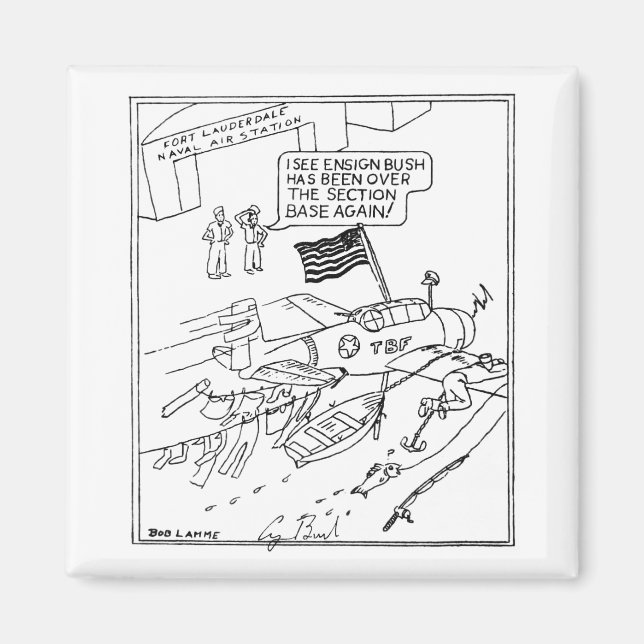 Íman Assinar Bush (Frente)