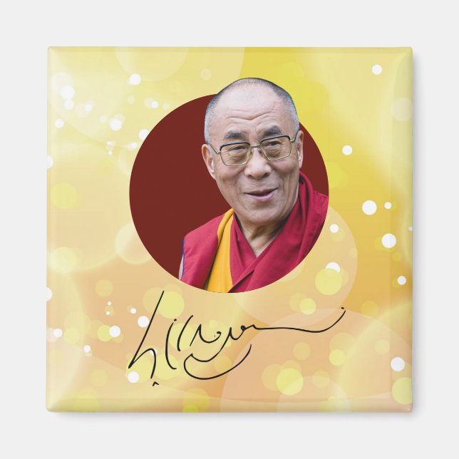 Íman assinatura 14 Dalai Lama (Frente)