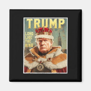 Íman Assinatura do Retrato de Trump Longa Vida ao Rei V