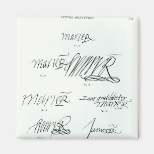 Íman Assinaturas de Mary Queen of Scots