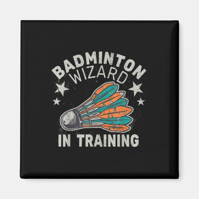 Íman Assistente De Badminton Na Formação De Shuttle Spo (Frente)