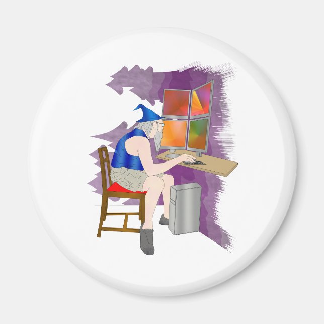 Íman assistente de computador (Frente)