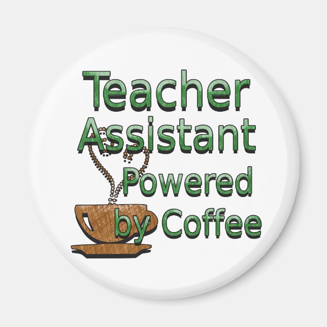 Íman Assistente de Professores Equipado com Café (Frente)