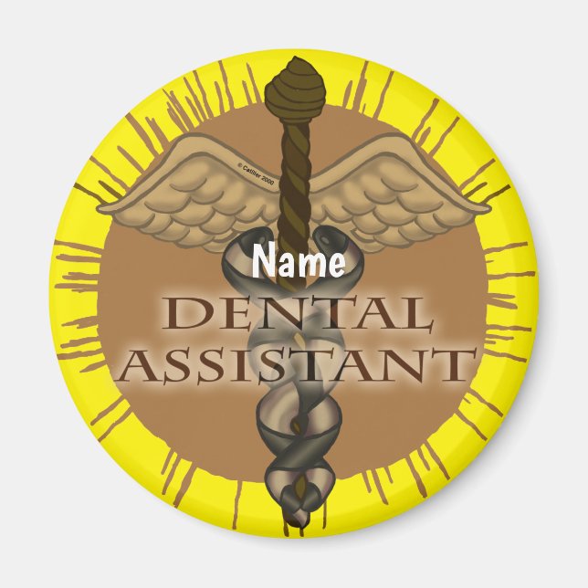 Íman Assistente dentário de Caduceus (Frente)