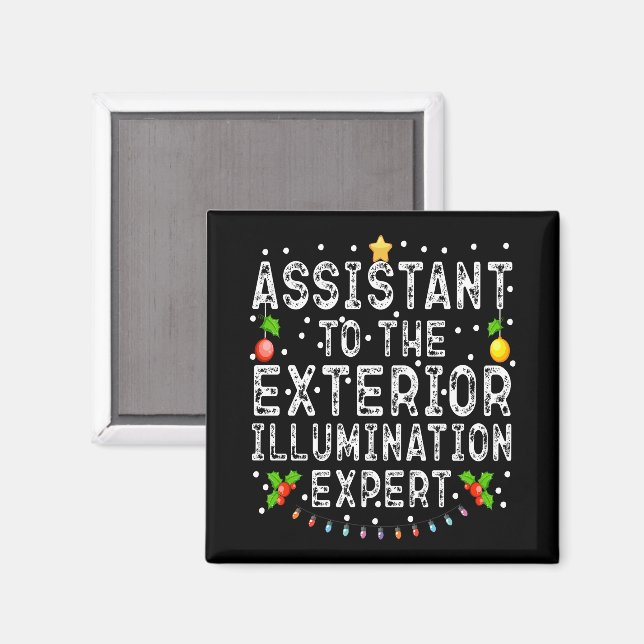 Íman Assistente Do Especialista Em Iluminação Exterior  (Front/Back)