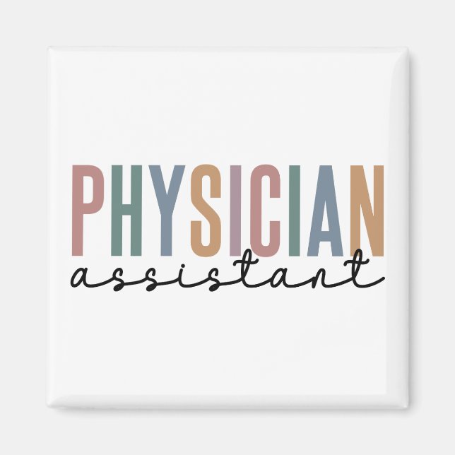 Íman Assistente Médico Assistente da Escola PA Associad (Frente)