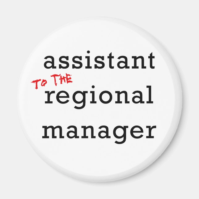 Íman Assistente (para) Gestor Regional (Frente)