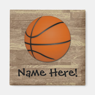 Íman Assoalho personalizado da madeira do basquetebol