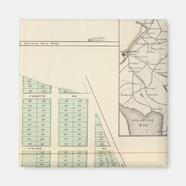 Íman Associação das Terras de Brighton, vizinha a Prima (Frente)