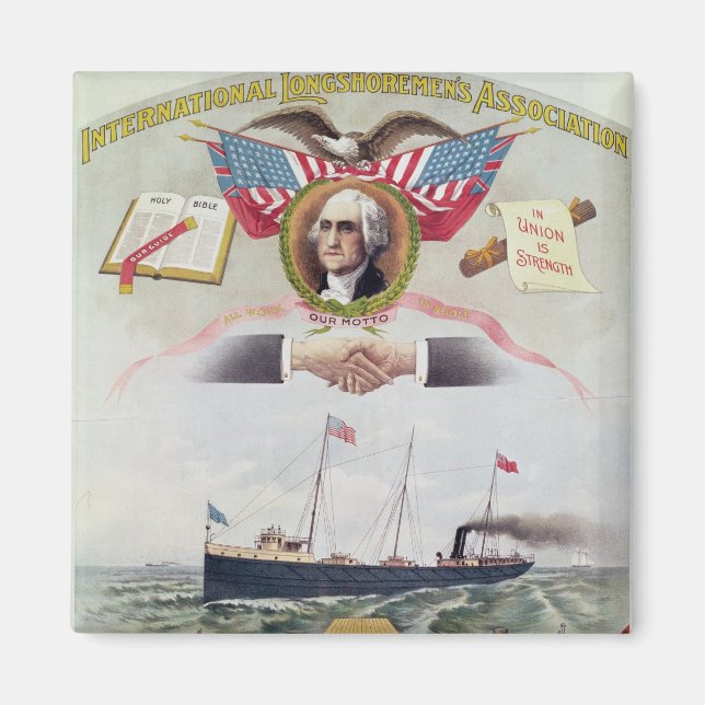 Íman Associação Internacional de Longshoremen (Frente)