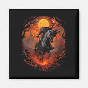 Íman Assustador Abóbora-Cabeça Halloween