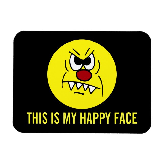 Íman Assustador do rosto (Horizontal)