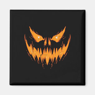 Íman Assustador Jack O Lanterna Face Pumpkin Halloween