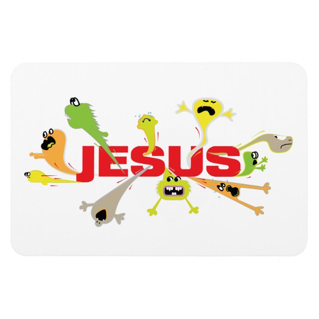 Íman Assustador Jesus (Horizontal)