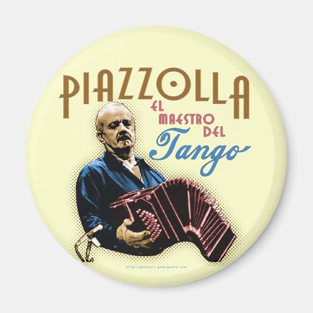 Íman Astor Piazzolla (Frente)