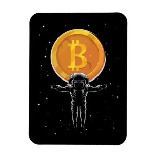 Íman Astronauta Bitmoeda à Lua - Bitmoney Crypto