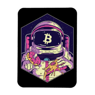 Íman Astronauta Cripto BITCOIN