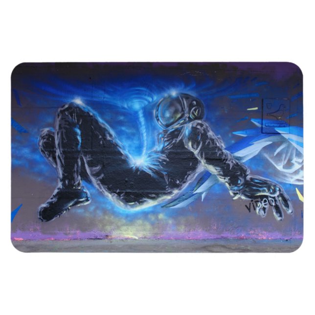 Íman Astronauta de grafite (Horizontal)