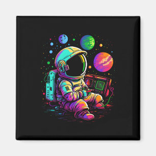 Íman Astronauta de Jogos Universos em Planetas de Arcad