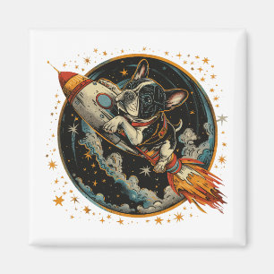 Íman Astronauta do Bulldog Francês