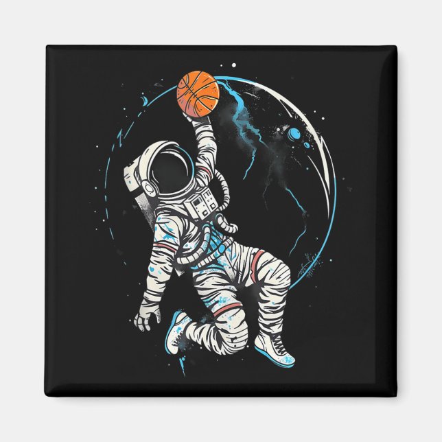 Íman Astronauta Dra, jogador de basquete de Trabalho de (Frente)