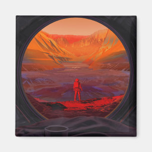 Íman Astronauta Em Marte