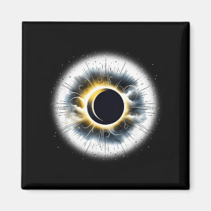 Íman Astronauta Engraçado Espaço Eclipse Planeta Ciênci