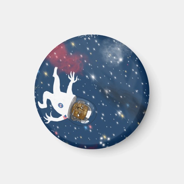 Íman Astronauta Espaçador Entre as Estrelas (Frente)