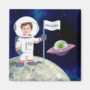 Íman Astronauta feito sob encomenda da foto na lua