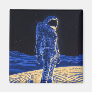 Íman Astronauta feminino