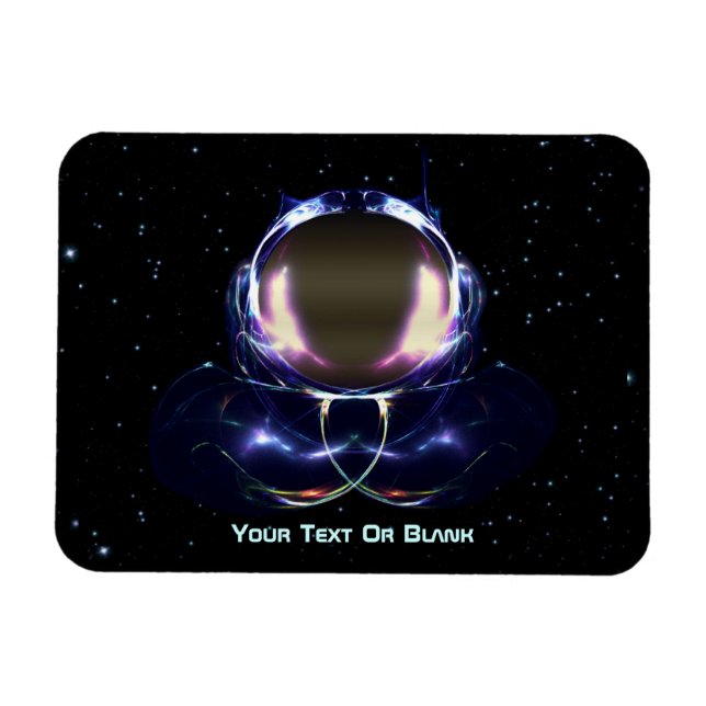 Íman Astronauta Fractal (Horizontal)