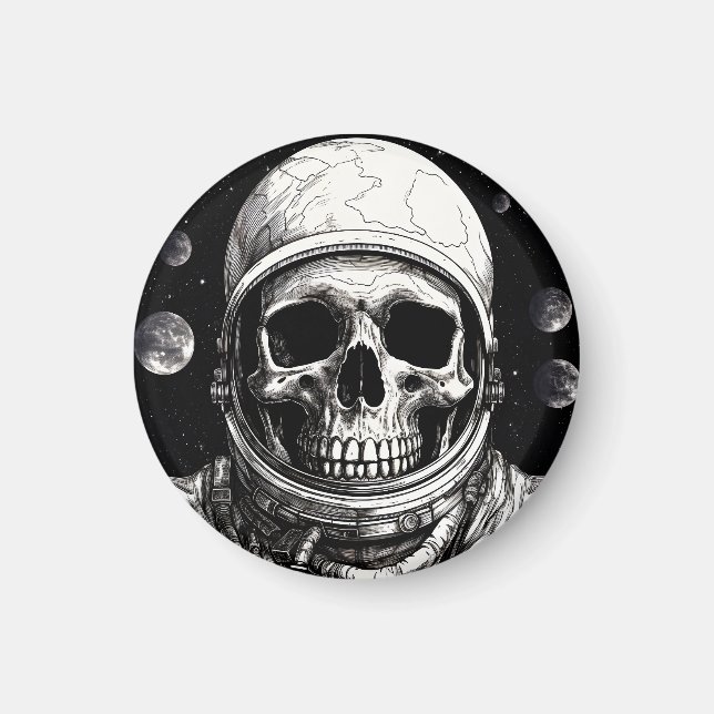Íman astronauta morto (Frente)