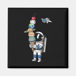 Íman Astronauta Planetas Espaciais Meninos Sorvetes Men