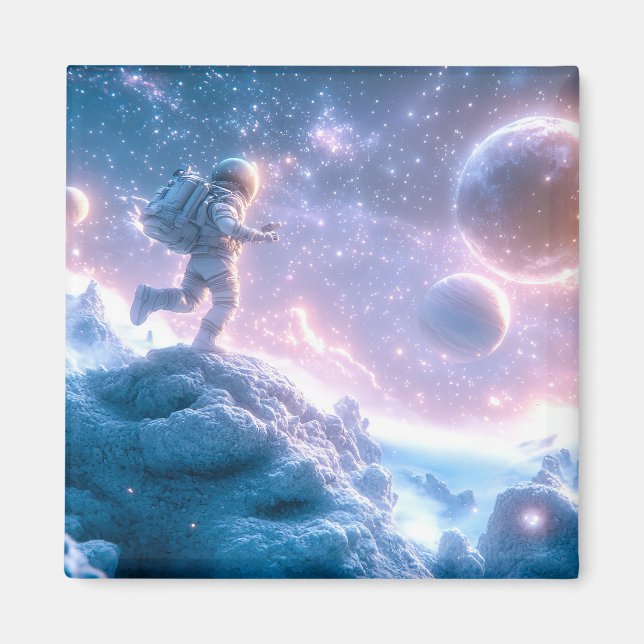 Íman Astronauta Saltante (Frente)
