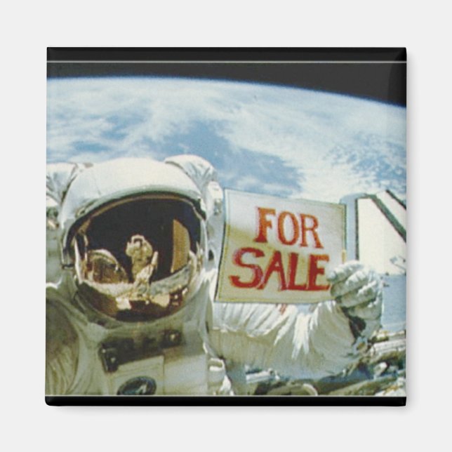 Íman Astronauta Vende Terra (Frente)