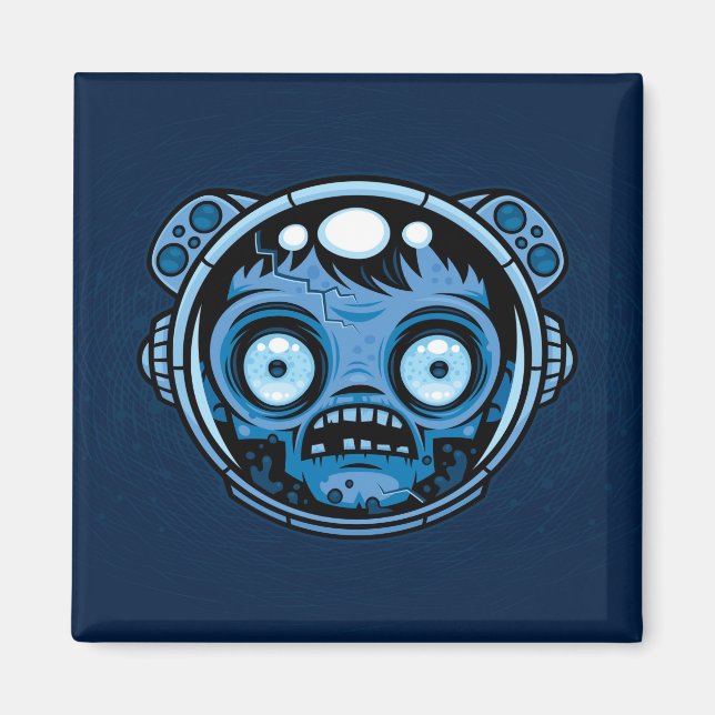 Íman Astronauta Zombie (Frente)